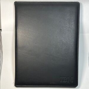 Vintage IBM Customer Executive Conference- Black Leather Portfolio